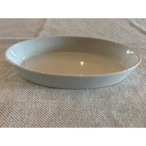 Vintage Pillivuyt France Porcelain Oval Baker Gratin Dish 9.5x5.5 White #V88 3